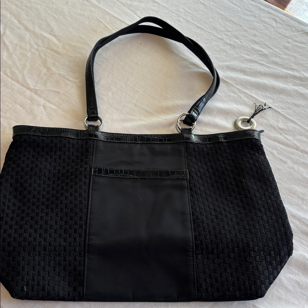 Black purse from Coldwater Creek.